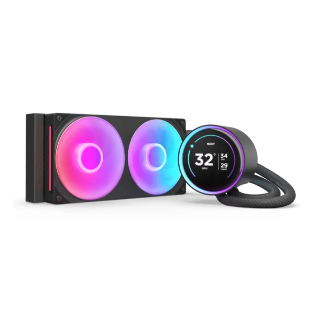 NZXT Kraken Elite 240 RGB Procesador Refrigerador de líquidos todo en uno 12 cm Negro 1 pieza(s)