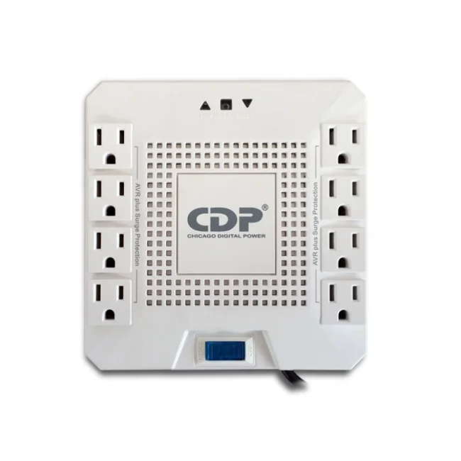 CDP R-AVR1808 regulador de voltaje 8 salidas AC 120 V Blanco image 6