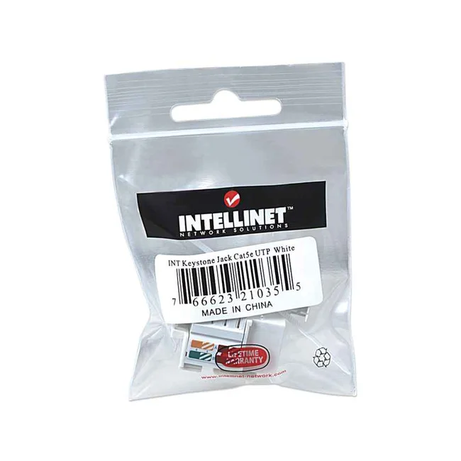 Intellinet JACK RJ45 CAT5E KEYSTONE DE IMPACTO BLANCO image 8