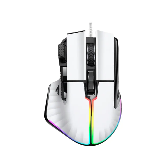 Game Factor MOG602-WH ratón Diestro USB tipo A Opto-mecánica 19000 DPI