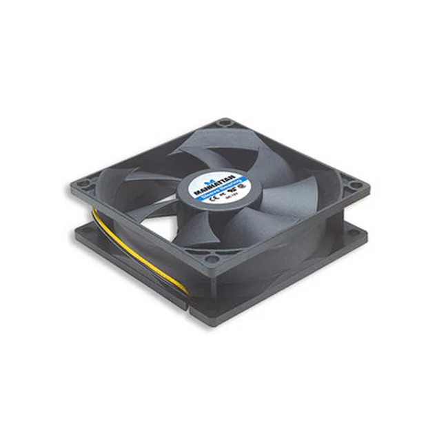 Manhattan 700320 sistema de refrigeración de computadora Gabinete de la computadora Ventilador 8 cm Negro 1 pieza(s) image 3
