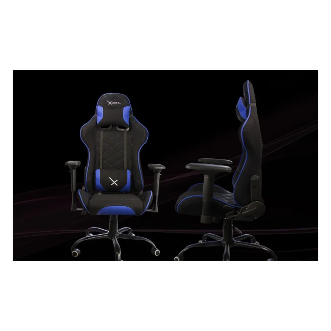 XZEAL XZ25 Silla universal para juegos asiento acolchado Negro, Azul