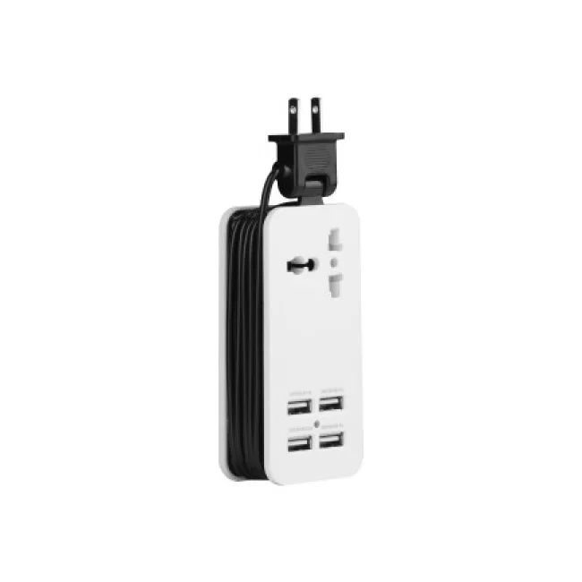Naceb Technology NA-0705 adaptador para enchufe Blanco