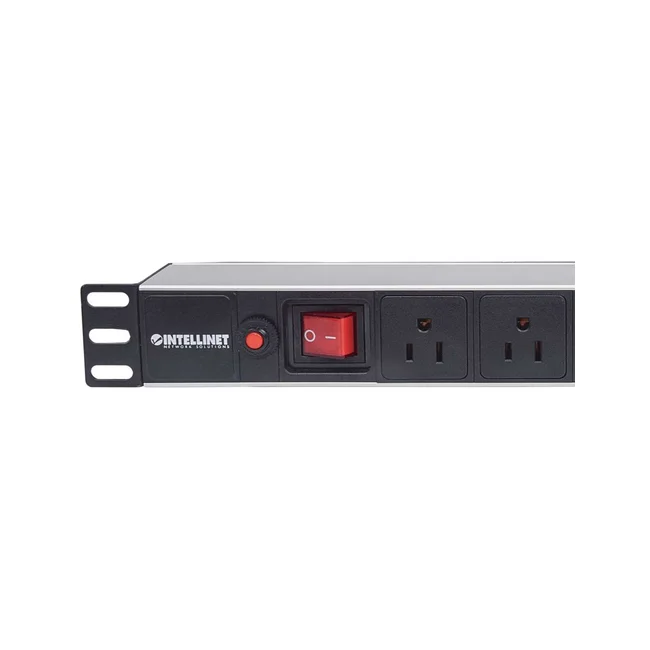 Intellinet Barra multicontacto con 8 salidas para montaje en 1U de rack de 19" - Tipo EU image 11