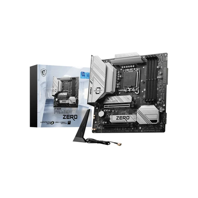 MSI B760M PROJECT ZERO placa base Intel B760 LGA 1700 Micro ATX image 3