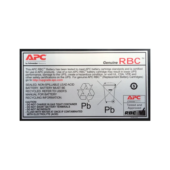 APC RBC4 batería para sistema UPS Sealed Lead Acid (VRLA) image 4