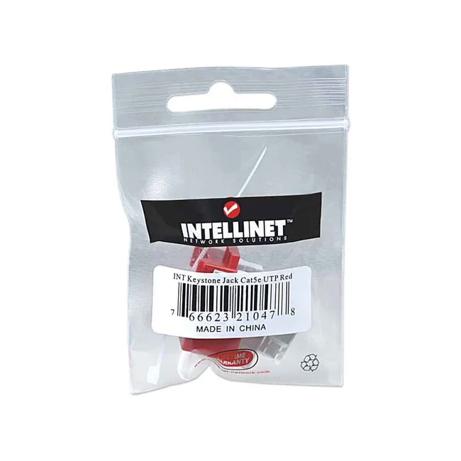 Intellinet JACK RJ45 CAT5E KEYSTONE DE IMPACTO ROJO image 5