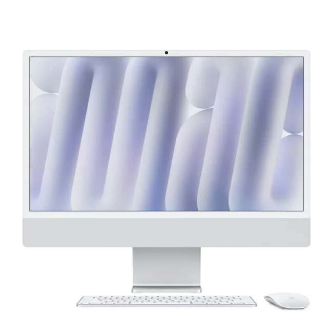 Apple iMac Apple M M4 59.7 cm (23.5") 4480 x 2520 Pixeles PC todo en uno 16 GB 256 GB SSD macOS Sequoia Wi-Fi 6E (802.11ax) Plata