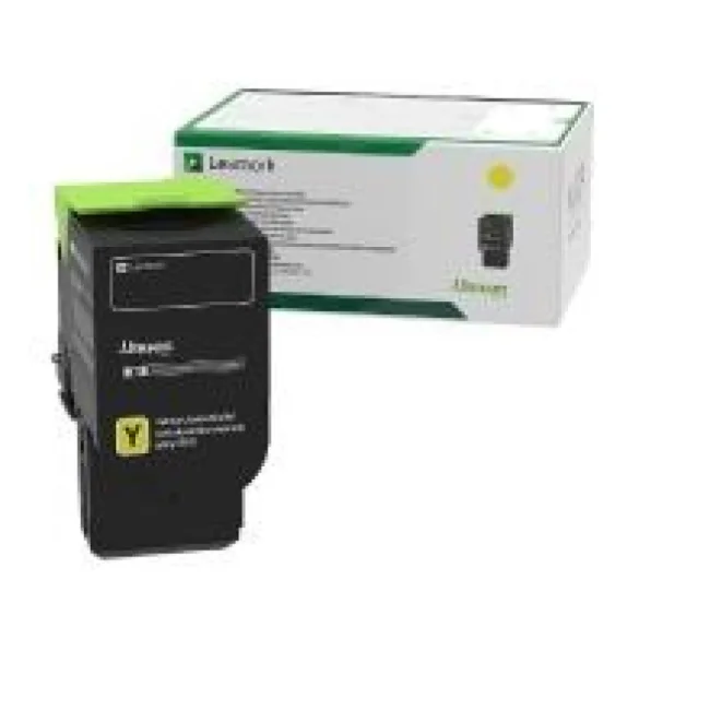 Lexmark 78C4UY0 cartucho de tóner 1 pieza(s) Original Amarillo image 3