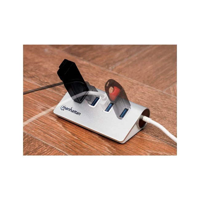 Manhattan Hub USB 3.0 SuperSpeed de 4 Puertos image 12