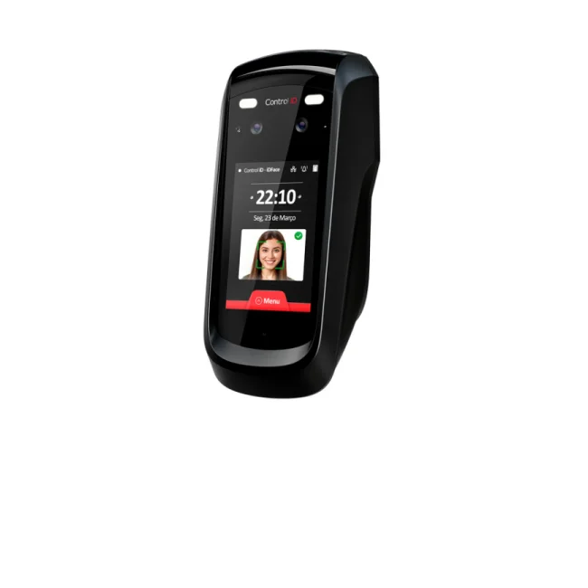 Control ID IDFACE/FP/M lector de control de acceso Terminal de reconocimiento facial Negro image 3
