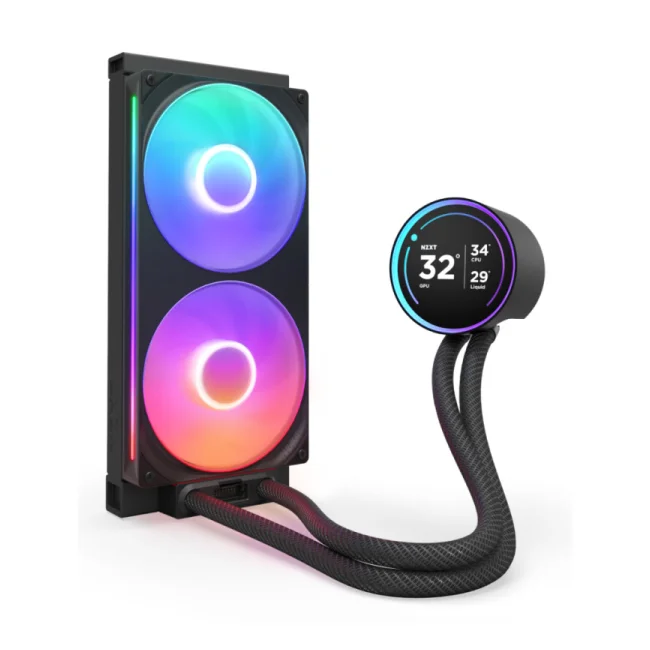 NZXT Kraken Elite 280 RGB Procesador Refrigerador de líquidos todo en uno 14 cm Negro 1 pieza(s) image 4