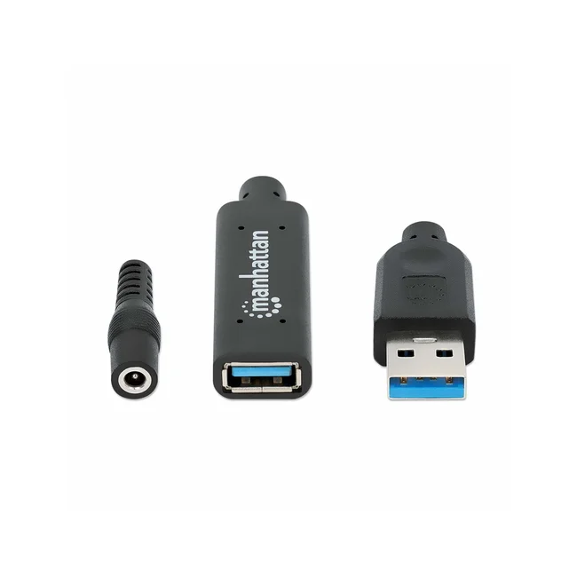 Manhattan 153768 cable USB USB 3.2 Gen 1 (3.1 Gen 1) 15 m USB A 5 Gbit/s Negro image 6