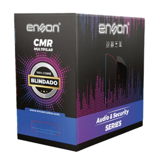 Enson EPRO-5500F cable de audio 305 m Negro, Rojo