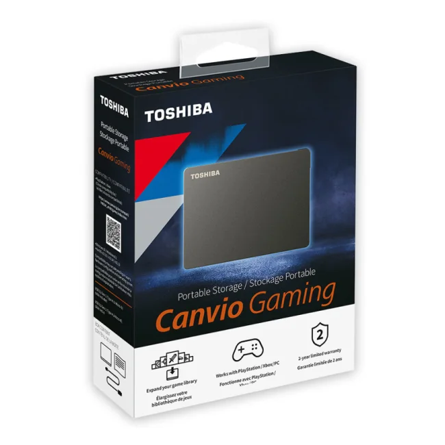 Toshiba Canvio Gaming disco duro externo 2 TB Negro