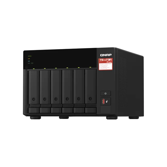 QNAP TS-673A NAS Tower Ryzen Embedded V1500B 8 GB DDR4 0 TB QNAP Turbo System Antracita image 14
