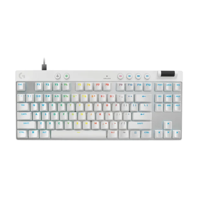 Logitech PRO X TKL Rapid teclado Juego USB QWERTY Inglés Blanco image 3