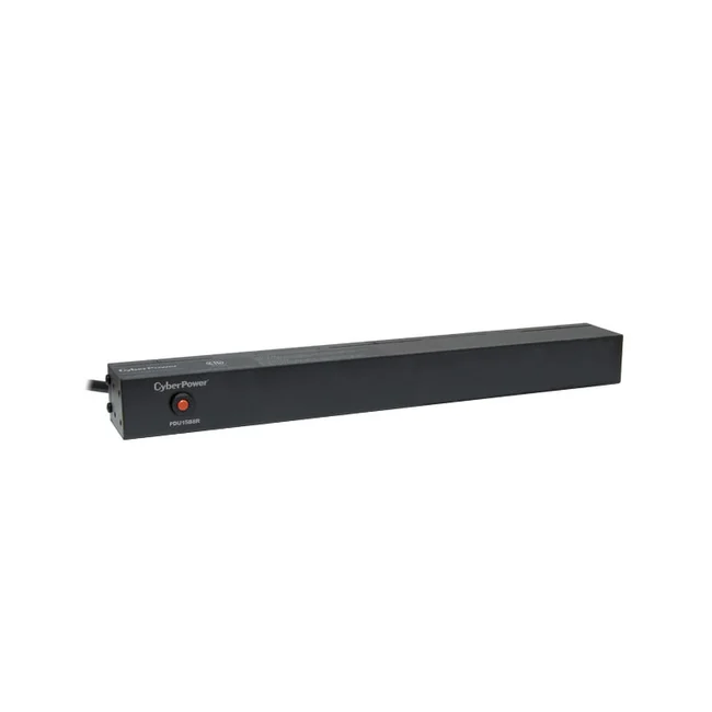 CyberPower PDU15B8R unidad de distribución de energía (PDUs) 8 salidas AC 1U Negro image 4