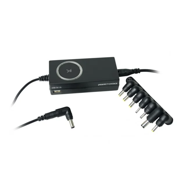 Perfect Choice PC-240747 adaptador e inversor de corriente Interior 65 W Negro image 8