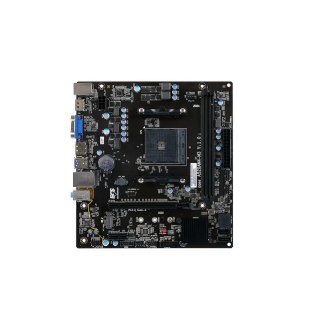 ECS A520AM4-M3D placa base AMD A520 Enchufe AM4 Mini-ATX