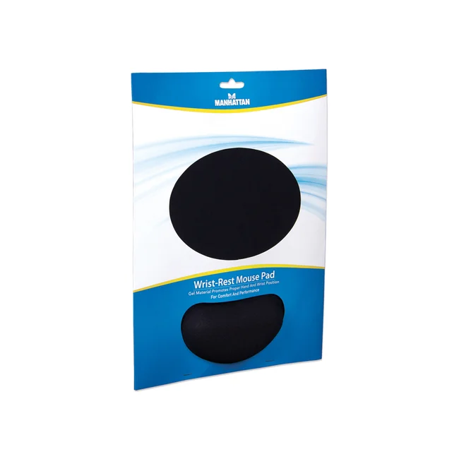 Manhattan Mouse Pad con Descansa Muñecas El material de gel promueve la posición adecuada de la mano y la muñeca, negro image 12
