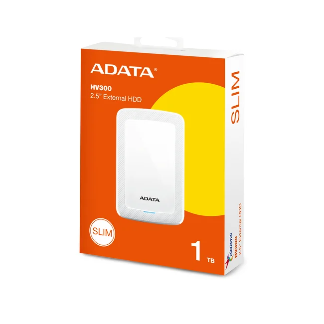 ADATA HV300 disco duro externo 1 TB 2.5" 3.2 Gen 1 (3.1 Gen 1) Blanco image 14