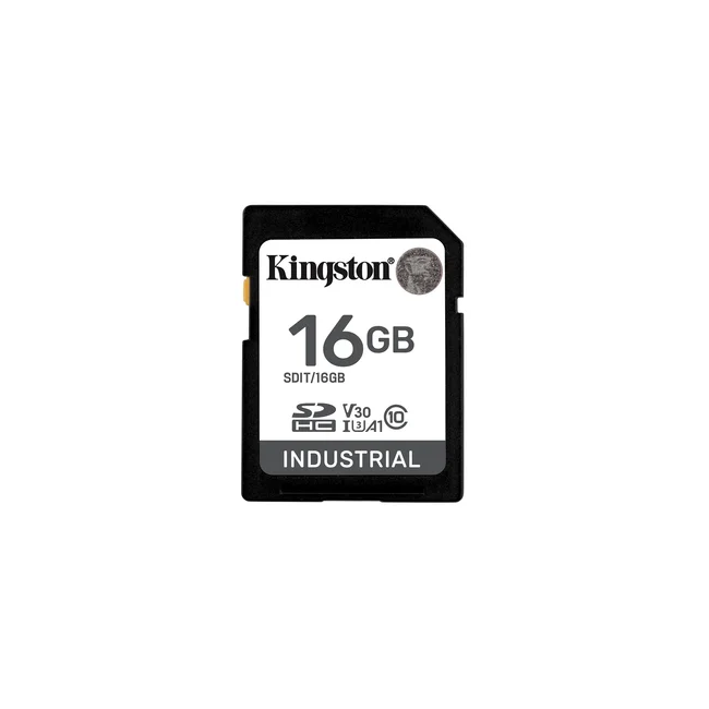 Kingston Technology Industrial 16 GB SDHC UHS-I Clase 10