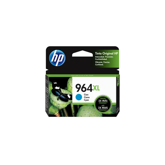 HP Cartucho original de tinta de alto rendimiento 964XL cian image 2