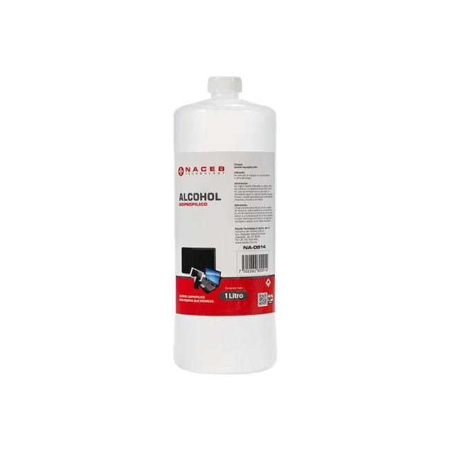 Naceb Technology NA-0814 kit de limpieza para equipos Computadora portátil, Universal, PC, Impresora, Pantallas / Plásticos, Teléfono móvil/smartphone Líquido para limpieza de equipos 1000 ml