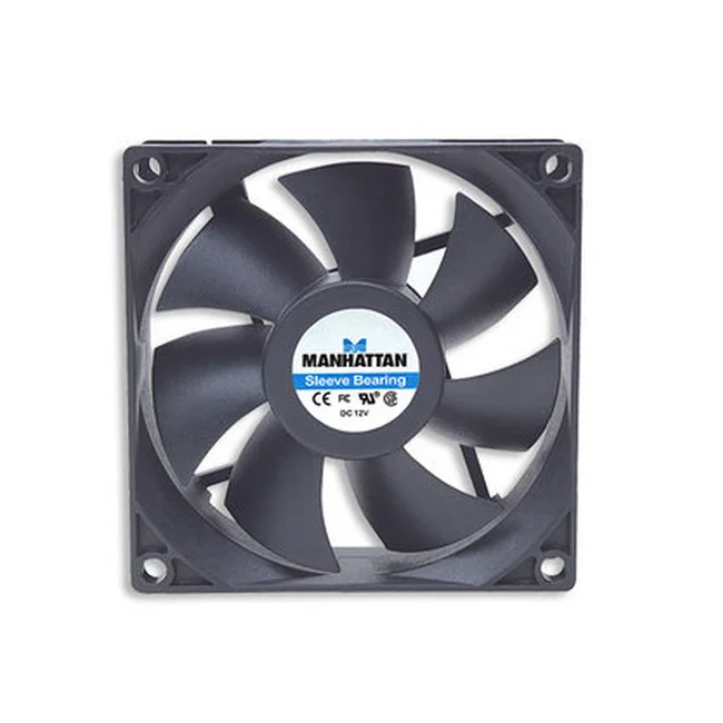 Manhattan 700320 sistema de refrigeración de computadora Gabinete de la computadora Ventilador 8 cm Negro 1 pieza(s) image 7