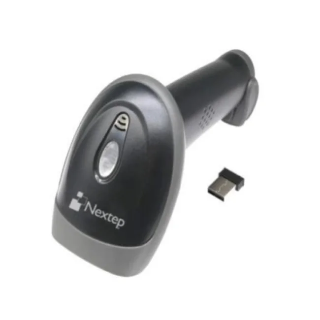 Nextep NE-503I lector de código barras Lector de código de barras manual 1D/2D Negro image 2