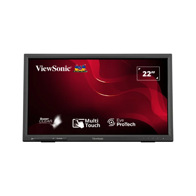Viewsonic TD2223-2 monitor de computadora 55.9 cm (22") 1920 x 1080 Pixeles Full HD LCD Pantalla táctil Negro image 2