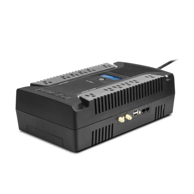 Forza Power Technologies HT-750LCD sistema de alimentación ininterrumpida (UPS) Línea interactiva 0.75 kVA 375 W 12 salidas AC image 2