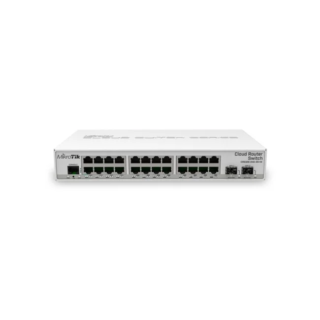 Mikrotik CRS326-24G-2S+IN dispositivo de redes Gestionado Gigabit Ethernet (10/100/1000) Energía sobre Ethernet (PoE) Blanco