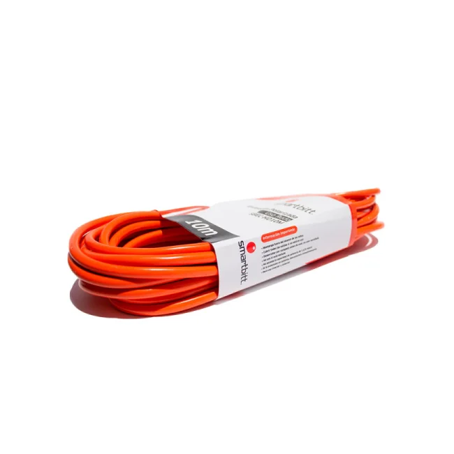 Smartbitt SBEC-HD10M extensión de corriente 10 m 3 salidas AC Interior Naranja image 4