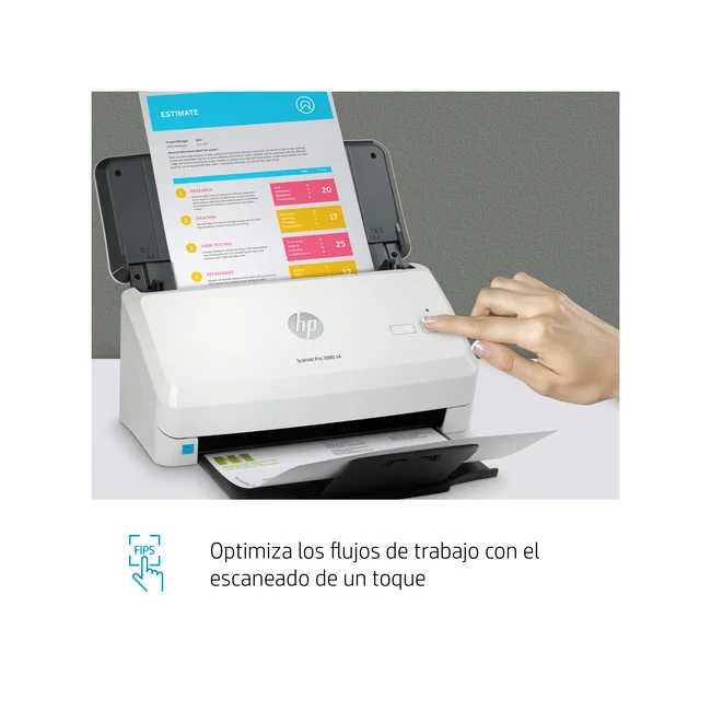 HP ScanJet Pro 3000 s4 Escáner alimentado con hojas 600 x 600 DPI A4 Negro, Blanco image 8