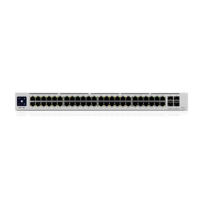 Ubiquiti UniFi Pro 48-Port PoE Gestionado L2/L3 Gigabit Ethernet (10/100/1000) Energía sobre Ethernet (PoE) 1U Plata