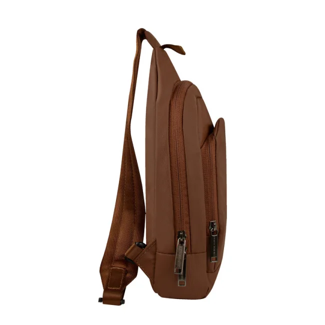 Perfect Choice PC-085027 bolsa de mano y de hombro Poliéster Café Unisex Bolsa cruzada image 6
