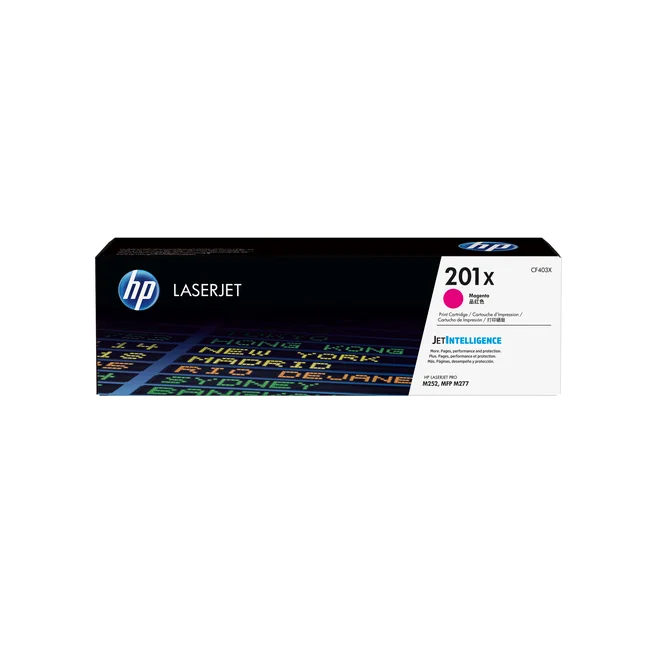 HP Cartucho de tóner original LaserJet 201X de alta capacidad magenta