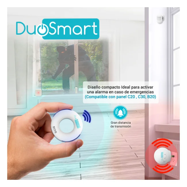 DuoSmart CPM1 botón de alarma de pánico Inalámbrico image 7