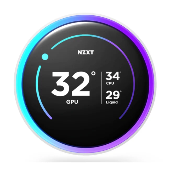 NZXT Kraken Elite 240 RGB Procesador Refrigerador de líquidos todo en uno 12 cm Blanco 1 pieza(s) image 5
