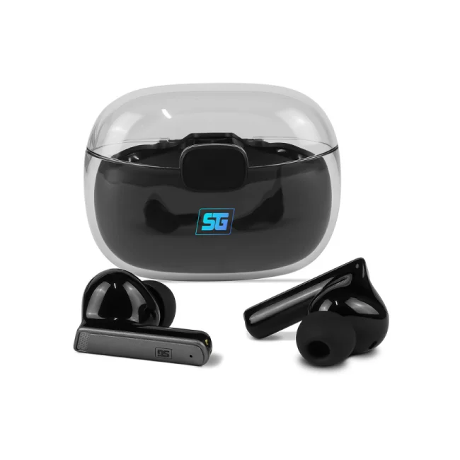 Vorago ESB-301-PRO audífono y auriculare Auriculares True Wireless Stereo (TWS) Intra auditivo Llamadas/Música/Deportes/Diario Bluetooth Base de carga Negro, Transparente image 18