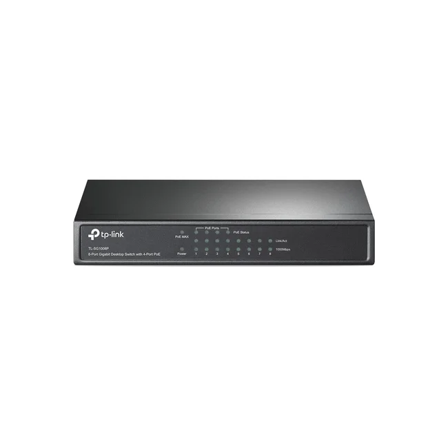 TP-Link TL-SG1008P dispositivo de redes No administrado Gigabit Ethernet (10/100/1000) Energía sobre Ethernet (PoE) Avellana image 6