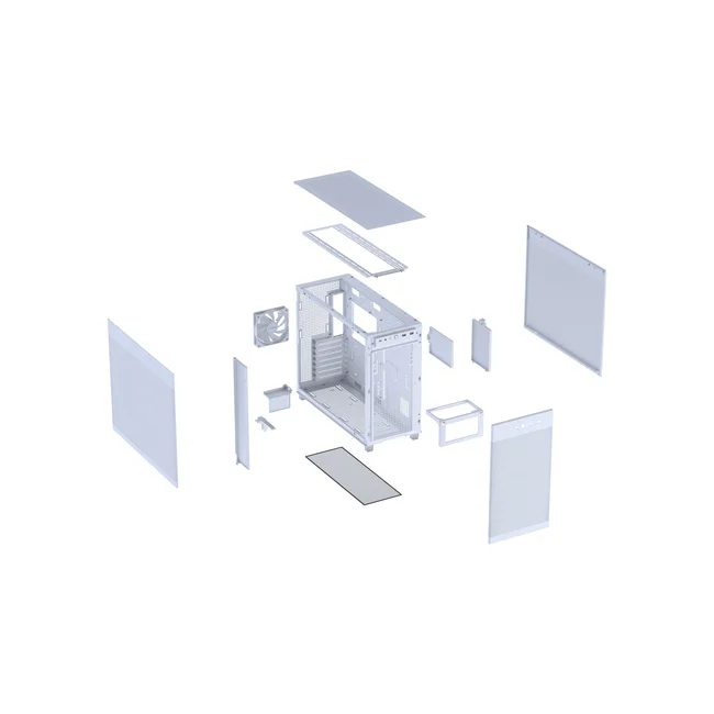 ASUS PRIME AP303 Mesh Midi Tower Blanco image 15