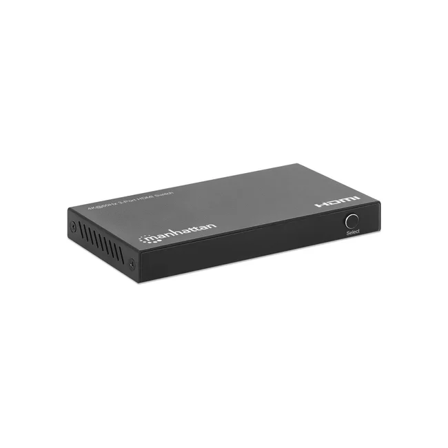 Manhattan Alterna entre tres entradas HDMI en una salida HDMI (3x1), 4K60Hz, 18G, conmutación automática y manual, mando a distancia por infrarrojos, negro image 6