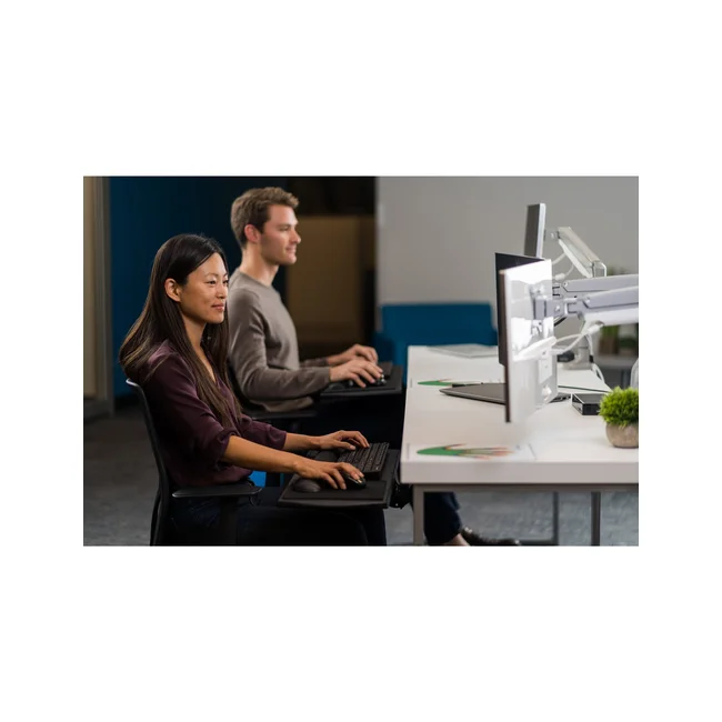 Kensington Brazo SmartFit® de altura ajustable con controles de un solo toque para dos monitores image 17