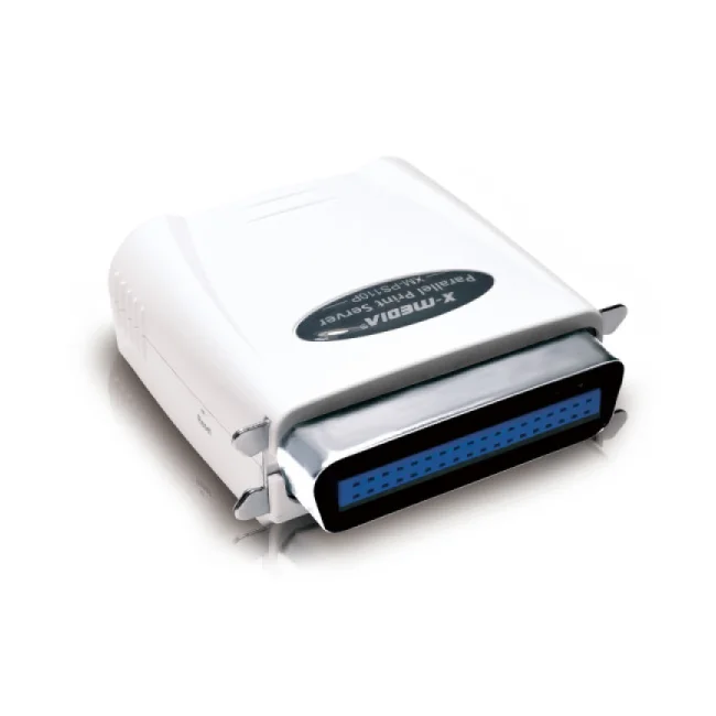 X-Media XM-PS110P cambiadores de género de cables Parallel Port RJ-45 Port Blanco