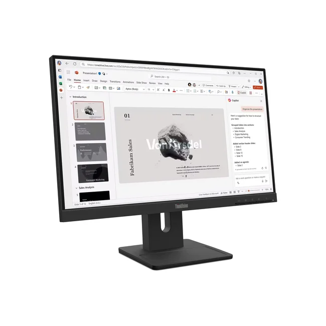 Lenovo ThinkVision E22-40 monitor de computadora 54.6 cm (21.5") 1920 x 1080 Pixeles Full HD LED Negro image 4