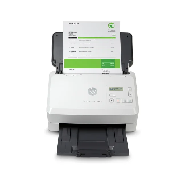 HP ScanJet Enterprise Flow 5000 s5 Escáner alimentado con hojas 600 x 600 DPI A4 Blanco
