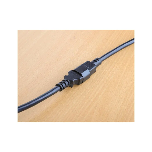 Manhattan Cable de alimentación C13 a C14, Extensión 5.0 m, Cable de alimentación de C13 hembra a C14 macho, 10 A, 250 V, conecta un servidor, un switch, un sistema de almacenamiento y más a un PDU o UPS, negro image 6